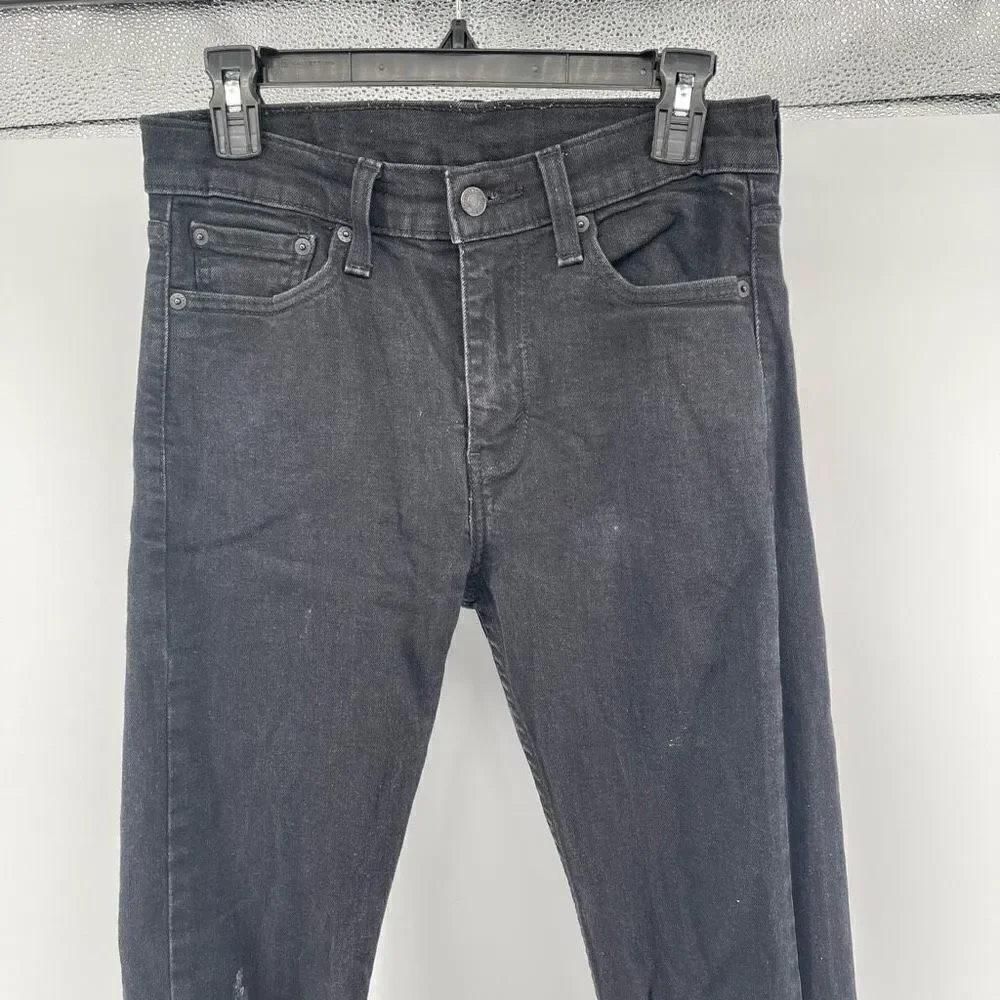 Levi’s 510 Men’s Skinny Fit Black Distressed Denim Jeans Waist 29 Length 32